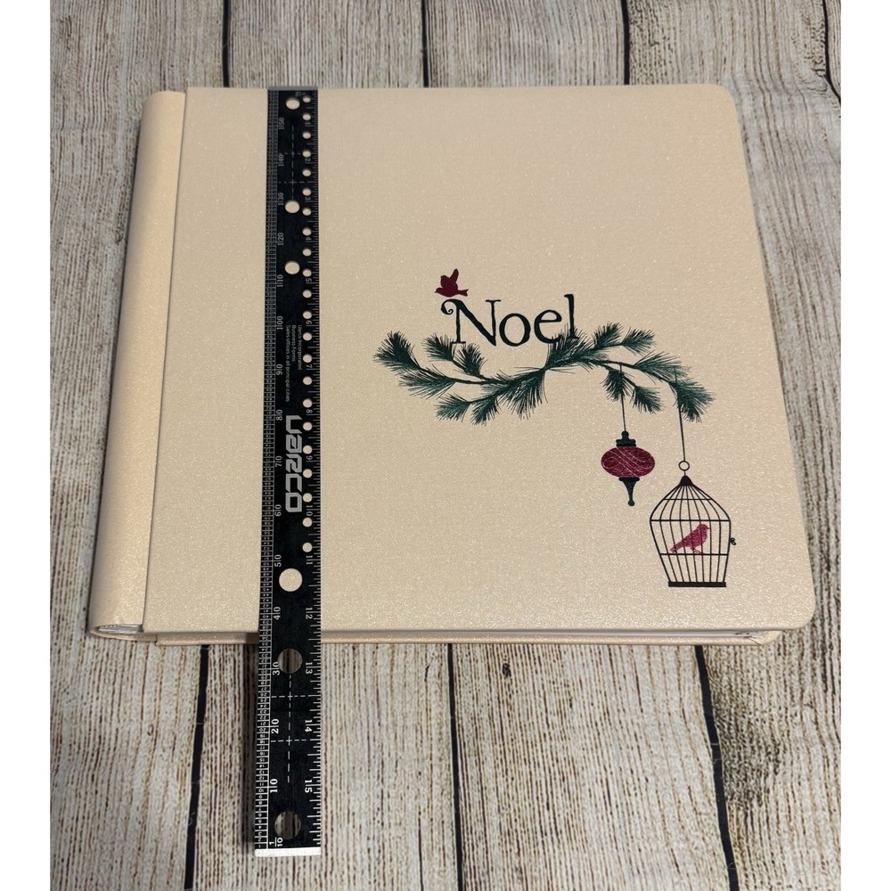 Creative Memories 12x12 Flex-Hinge Scrap Album Book Noel Shimmer Foil & 30 pages - Picture 2 of 4